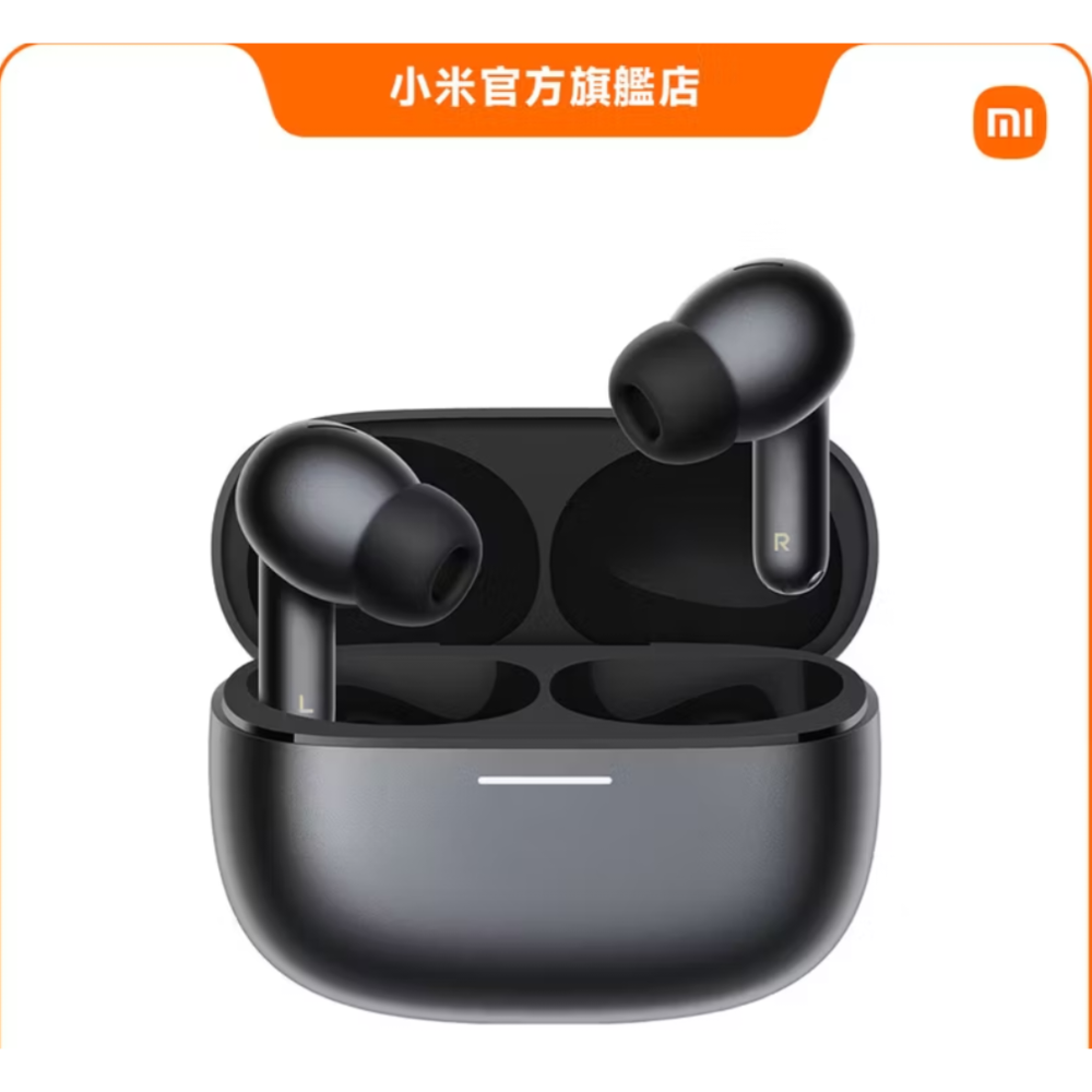 紅米藍牙耳機REDMI Buds 8 Pro黑色，全新未拆封，55dB主動降噪，杜比原聲，三麥克風，通話降噪，台灣小米-細節圖2