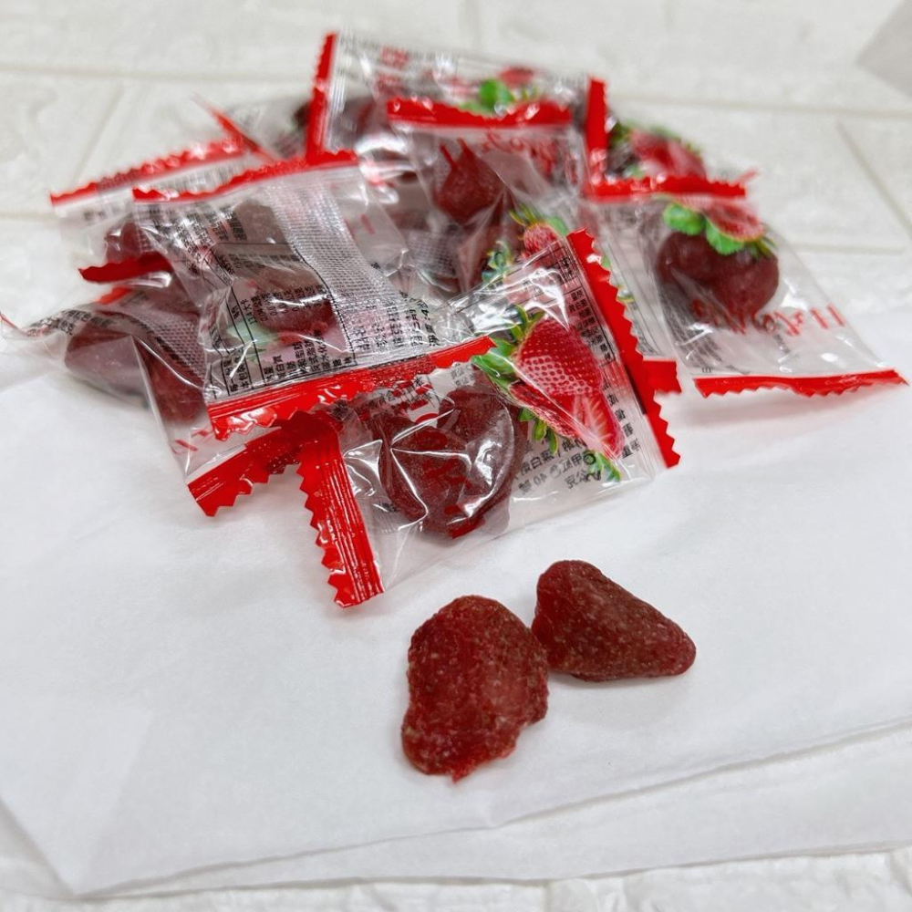 【台灣現貨 24H秒出】戀愛的滋味永飴 日式草莓乾 250g Q軟多汁 酸甜不膩  懷舊零食 古早味 伴手禮 辦公室零食-細節圖3