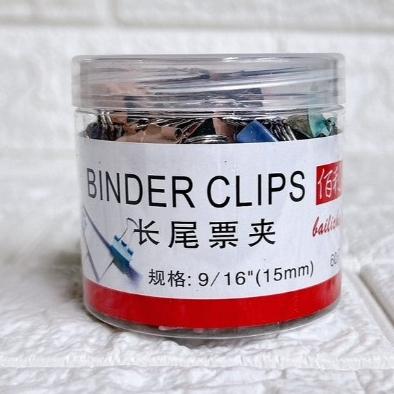 【台灣現貨 24H秒出】 莫蘭迪色系事務長尾夾-60入/盒 10543 益智啟蒙 親子互動 露營好物 (安全玩具)-細節圖5