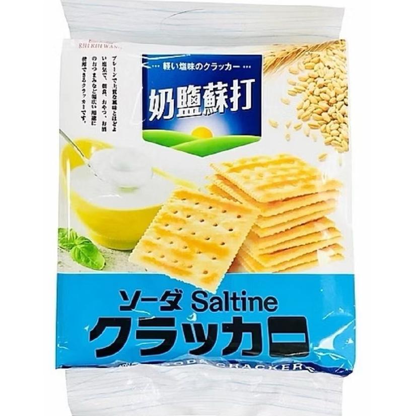 【台灣現貨 24H秒出】日日旺 蘇打餅乾 奶鹽 起司 400g 16入 餅乾 零食 奶素 早餐 傳統餅乾 批發 團購-細節圖3