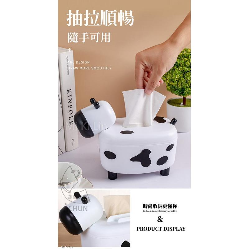 ［現貨］台灣出貨 森然小舖 超萌乳牛創意二合一牙籤紙巾盒 10197-細節圖3