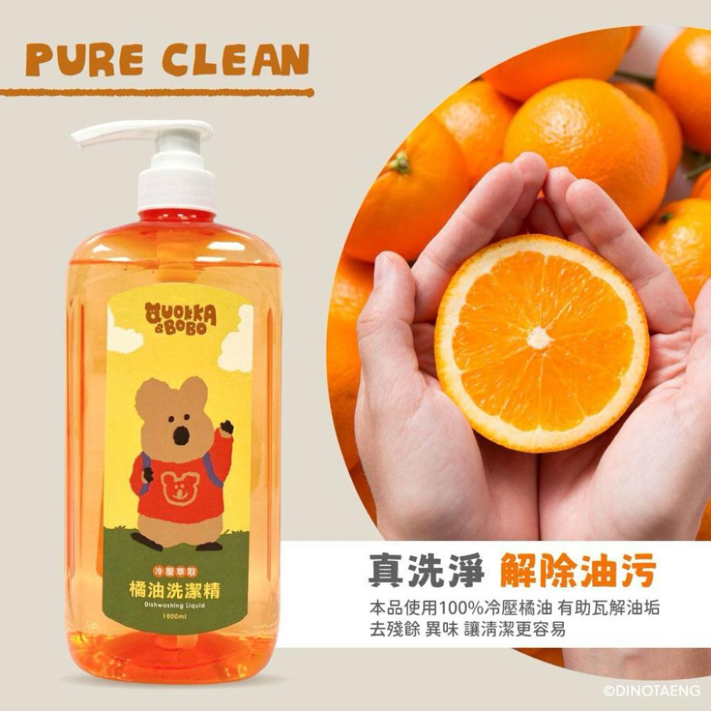 ［現貨］台灣出貨 正版授權 DINOTAENG 冷壓萃取橘油洗潔精 橘子洗潔精 洗碗精 洗碗清潔 橘油洗碗精-細節圖3
