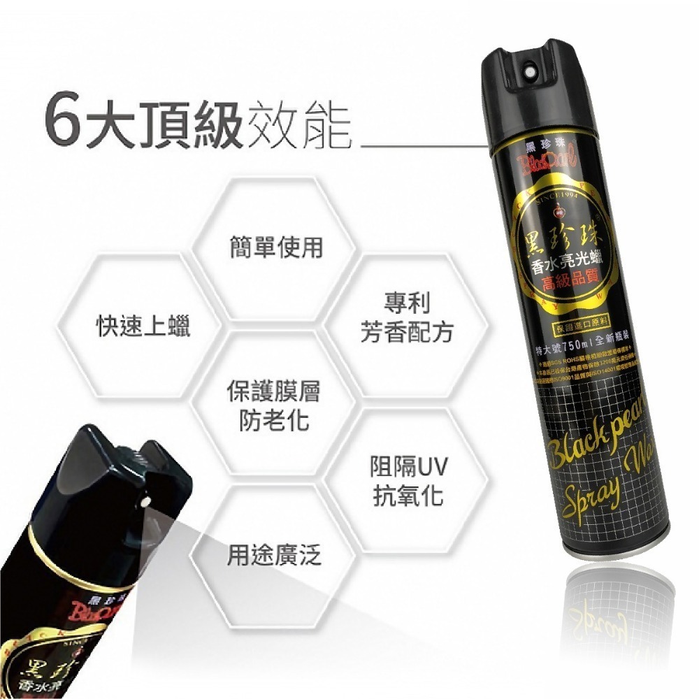 🅜🅘🅣現貨➣ 【單筆限訂8瓶】黑珍珠 香水亮光蠟 噴蠟 750ml-細節圖2