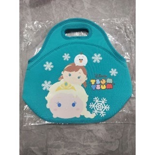 [全新] 迪士尼潛水布提袋 Tsum tsum Elsa艾莎 雪寶 2015新光三越週年慶贈品-細節圖2