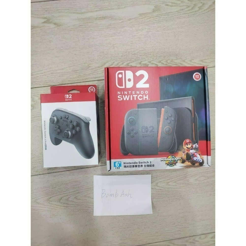 [全新] Nintendo Switch 2 瑪利歐賽車世界同捆組 NS2 PRO手把-規格圖1