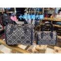 TB波士頓包枕頭包Monogram印花刺繡tory burch女包酒桶包-規格圖9