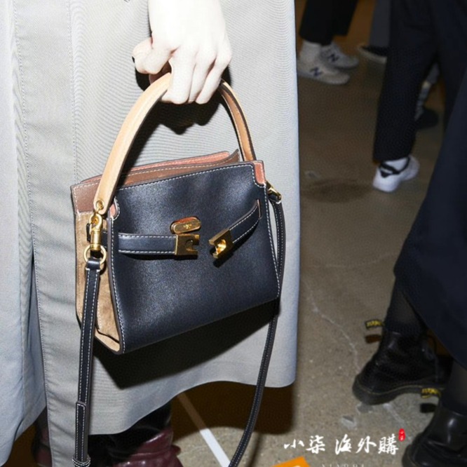 Tory Burch/湯麗柏琦 TB女包 LeeRadziwill 迷你多層手袋 小牛皮 購物袋 女士手提包-細節圖4