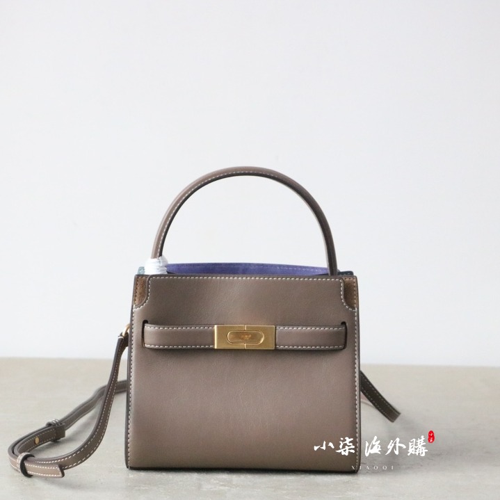 Tory Burch/湯麗柏琦 TB女包 LeeRadziwill 迷你多層手袋 小牛皮 購物袋 女士手提包-細節圖5