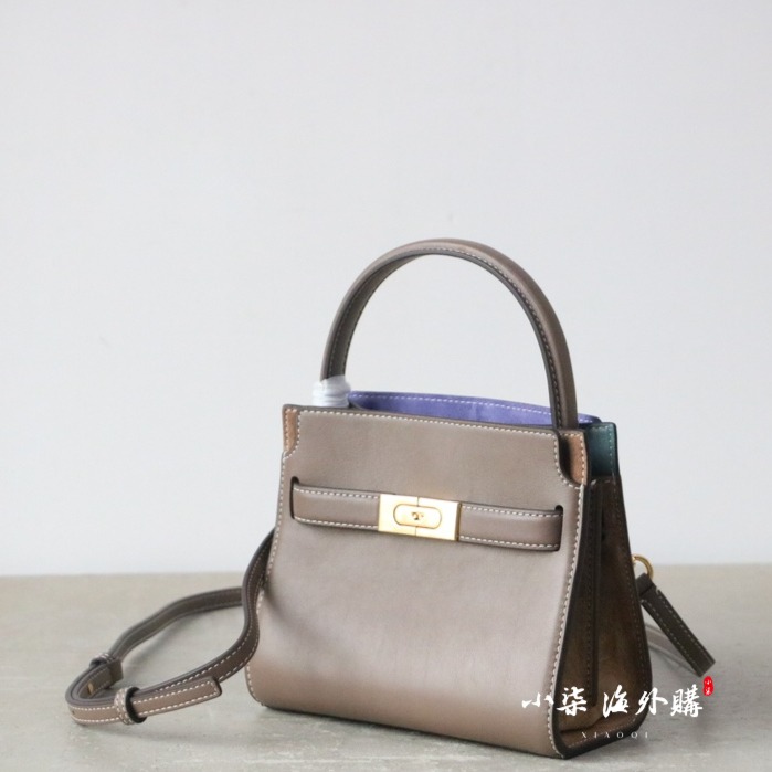 Tory Burch/湯麗柏琦 TB女包 LeeRadziwill 迷你多層手袋 小牛皮 購物袋 女士手提包-細節圖6