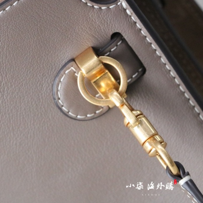 Tory Burch/湯麗柏琦 TB女包 LeeRadziwill 迷你多層手袋 小牛皮 購物袋 女士手提包-細節圖9