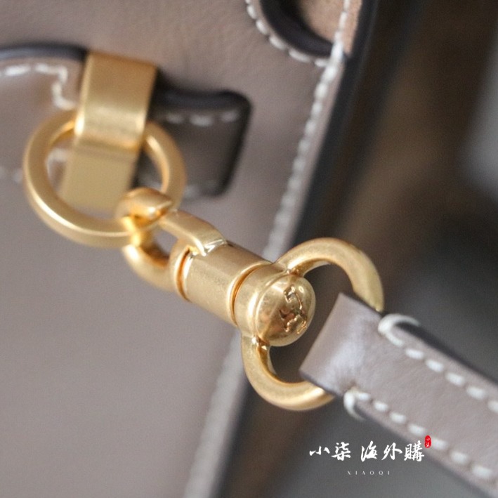 Tory Burch/湯麗柏琦 TB女包 LeeRadziwill 迷你多層手袋 小牛皮 購物袋 女士手提包-細節圖10