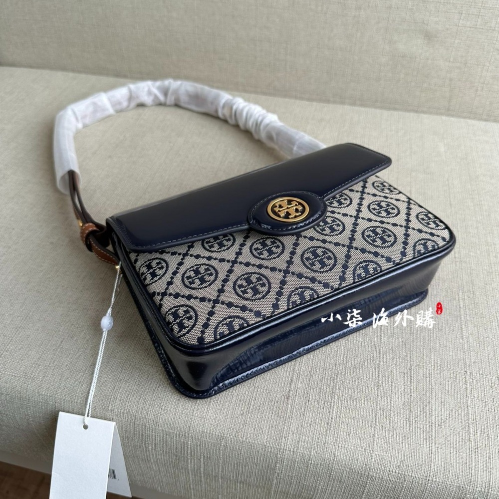 Tory Burch/湯麗柏琦 TB女包 Robinson漆皮兩用肩背包 女生單肩包 斜跨包-細節圖4