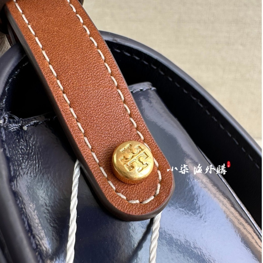 Tory Burch/湯麗柏琦 TB女包 Robinson漆皮兩用肩背包 女生單肩包 斜跨包-細節圖6