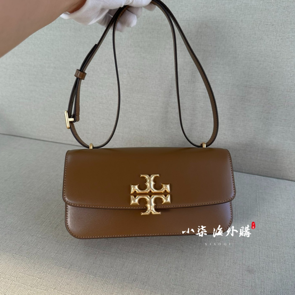 Tory Burch/湯麗柏琦 TB女包 ELEANOR 小號長款手袋 納帕牛皮 真皮女包  單肩 斜跨包-細節圖10