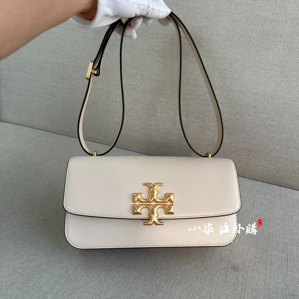 Tory Burch/湯麗柏琦 TB女包 ELEANOR 小號長款手袋 納帕牛皮 真皮女包 單肩 斜跨包 實物拍攝-細節圖11