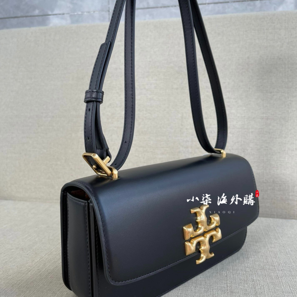 Tory Burch/湯麗柏琦 TB女包 ELEANOR 小號長款手袋 納帕牛皮 真皮女包  單肩 斜跨包 實物拍攝-細節圖4