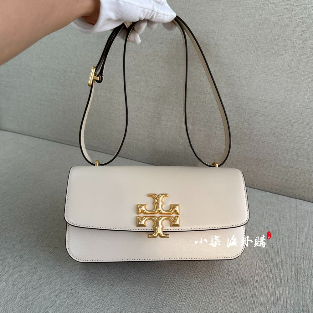 Tory Burch/湯麗柏琦 TB女包 ELEANOR 小號長款手袋 納帕牛皮 真皮女包  單肩 斜跨包 實物拍攝-細節圖11