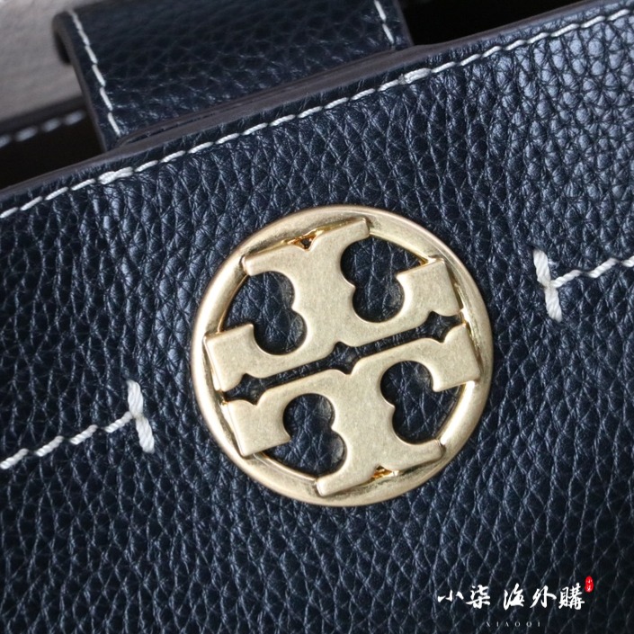 Tory Burch/湯麗柏琦 TB女包 真皮 荔枝紋 水桶包 tb 包 手提包 單肩包-細節圖6