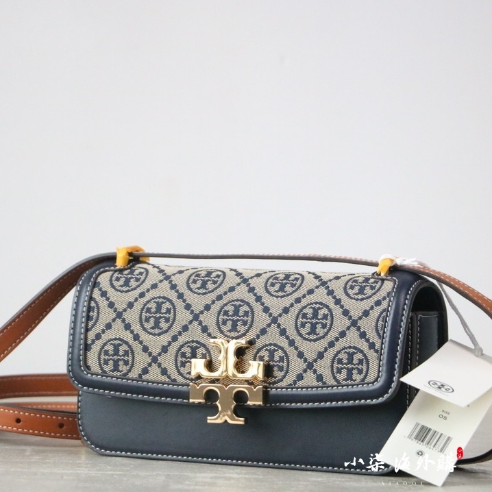 Tory Burch/湯麗柏琦 TB女包 單肩斜跨 走秀款 鏈條小金磚橫版小方包-細節圖2
