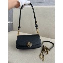 Tory Burch/湯麗柏琦 TB女包 真皮 荔枝紋  腋下包 Britten法棍包 時尚單肩包-規格圖11