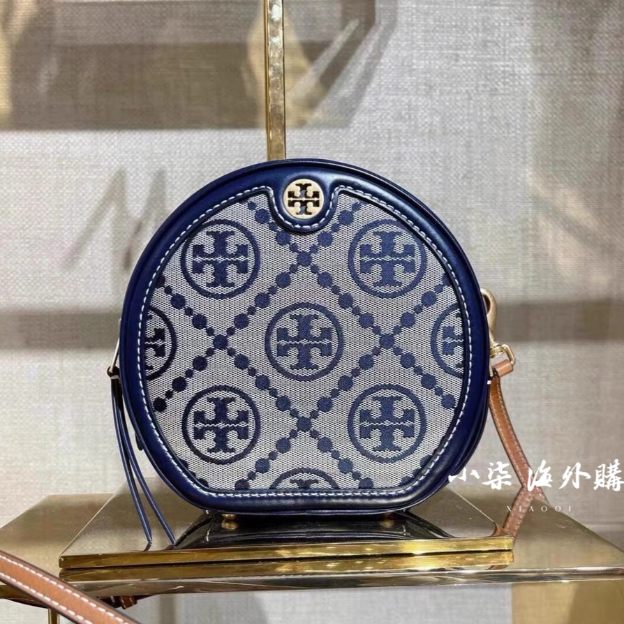 Tory Burch/湯麗柏琦 TB女包  斜跨包 圓餅包 側背包 tb手提包 單肩包 百搭肩背包 小圓包-細節圖3