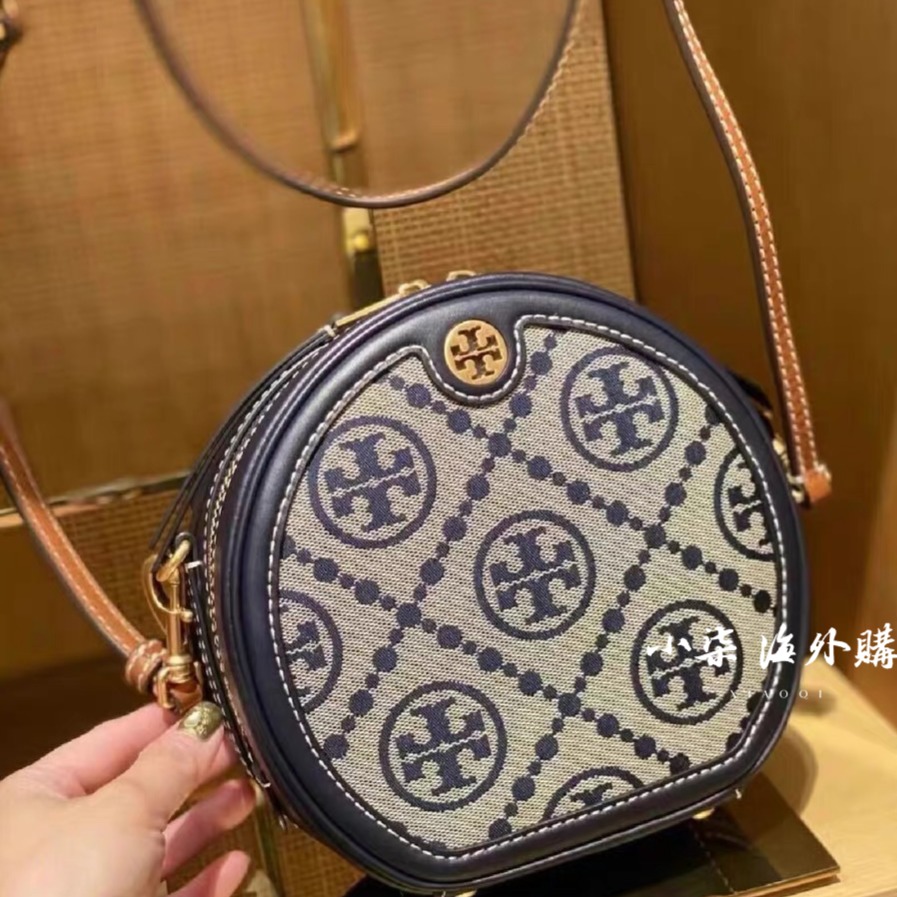 Tory Burch/湯麗柏琦 TB女包  斜跨包 圓餅包 側背包 tb手提包 單肩包 百搭肩背包 小圓包-細節圖7