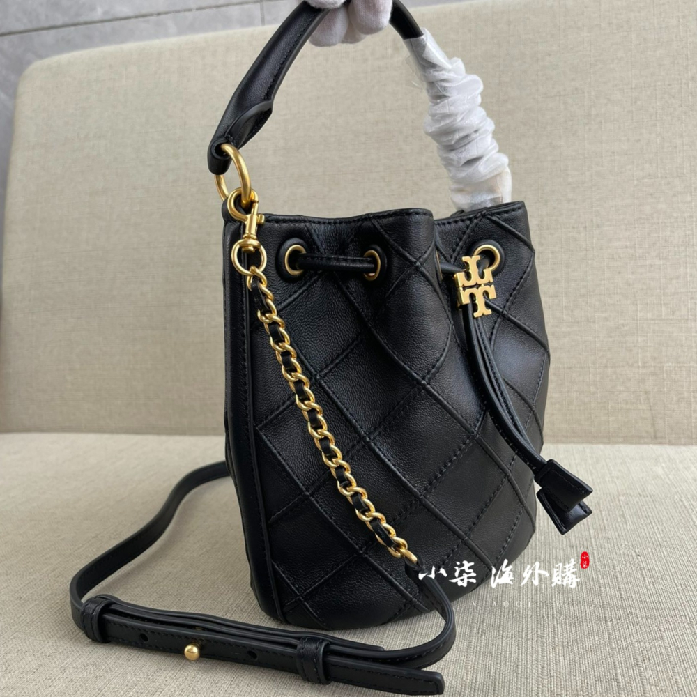 Tory Burch/湯麗柏琦 TB女包 真皮 FLEMING 小號水桶包 手提包  牛皮真皮包-細節圖6