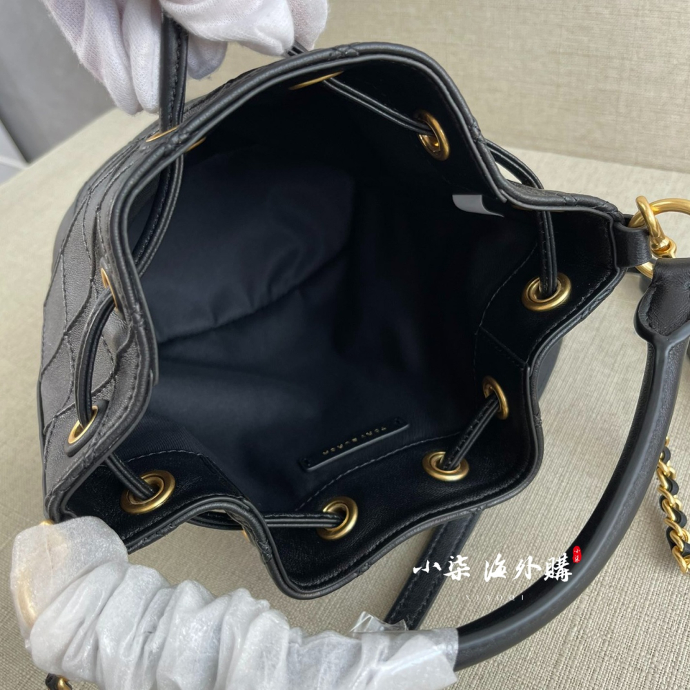 Tory Burch/湯麗柏琦 TB女包 真皮 FLEMING 小號水桶包 手提包  牛皮真皮包-細節圖8