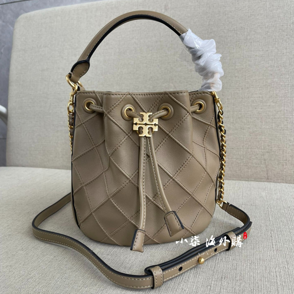 Tory Burch/湯麗柏琦 TB女包 真皮 FLEMING 小號水桶包 手提包  牛皮真皮包-細節圖10