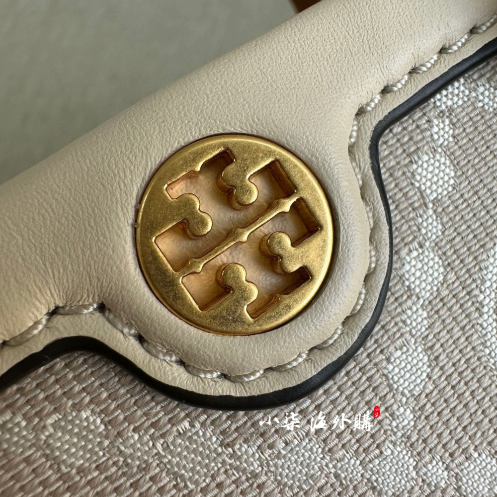 實物拍攝 湯麗柏琦 TB女包 Monogram老花 mini托特包 tory Burch斜挎手提女包-細節圖5