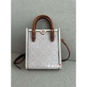實物拍攝 湯麗柏琦 TB女包 Monogram老花 mini托特包 tory Burch斜挎手提女包-規格圖11