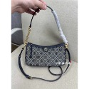 實物拍攝Tory Burch 經典老花 腋下包 斜背 手提 肩背 TB女包 JACQUARD STUDIO BAG-規格圖11