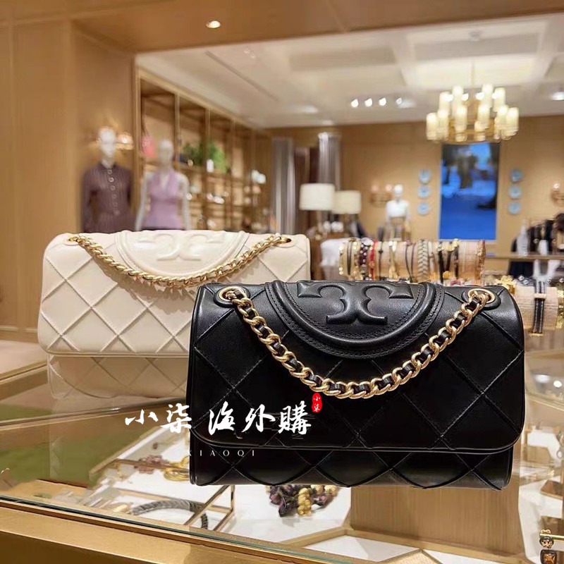 Tory Burch/湯麗柏琦 TB女包  新款鏈條包 翻蓋包 斜背包 單肩包 腋下包 Fleming 肩背包 斜挎包-細節圖2