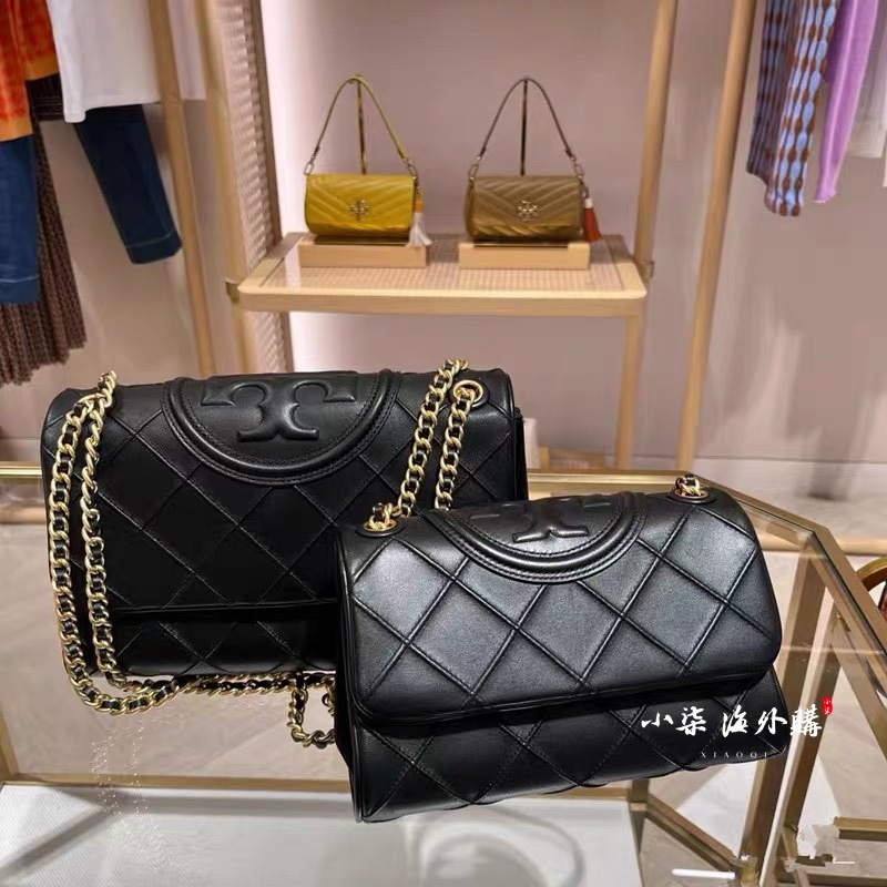 Tory Burch/湯麗柏琦 TB女包  新款鏈條包 翻蓋包 斜背包 單肩包 腋下包 Fleming 肩背包 斜挎包-細節圖3