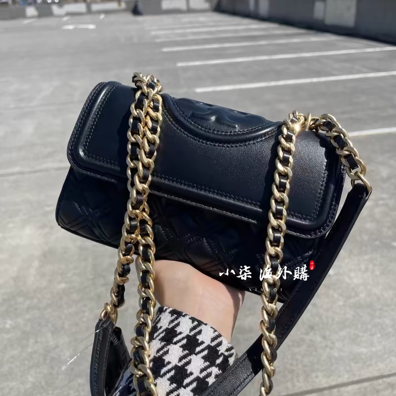 Tory Burch/湯麗柏琦 TB女包 真皮 經典款 羊皮單肩包 tb包  Fleming 手提包-細節圖4