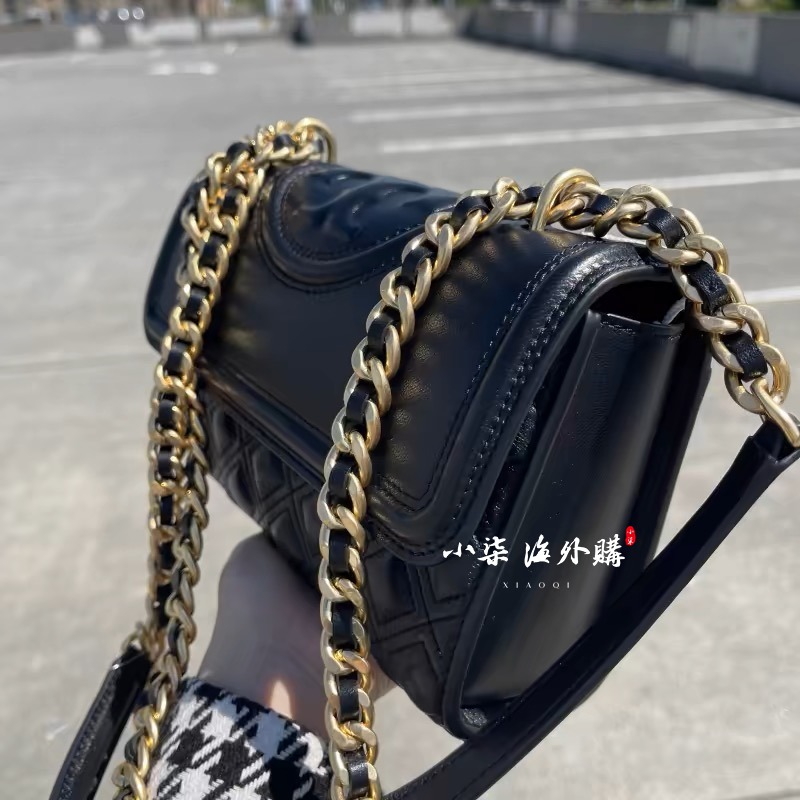 Tory Burch/湯麗柏琦 TB女包 真皮 經典款 羊皮單肩包 tb包  Fleming 手提包-細節圖5