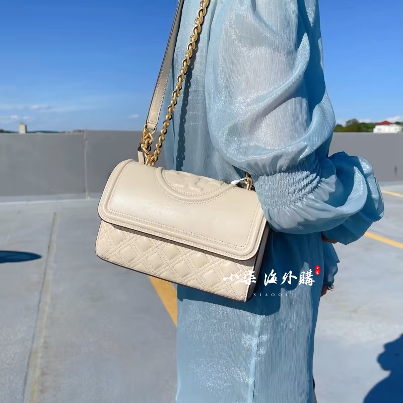 Tory Burch/湯麗柏琦 TB女包 真皮 經典款 羊皮單肩包 tb包  Fleming 手提包-細節圖6