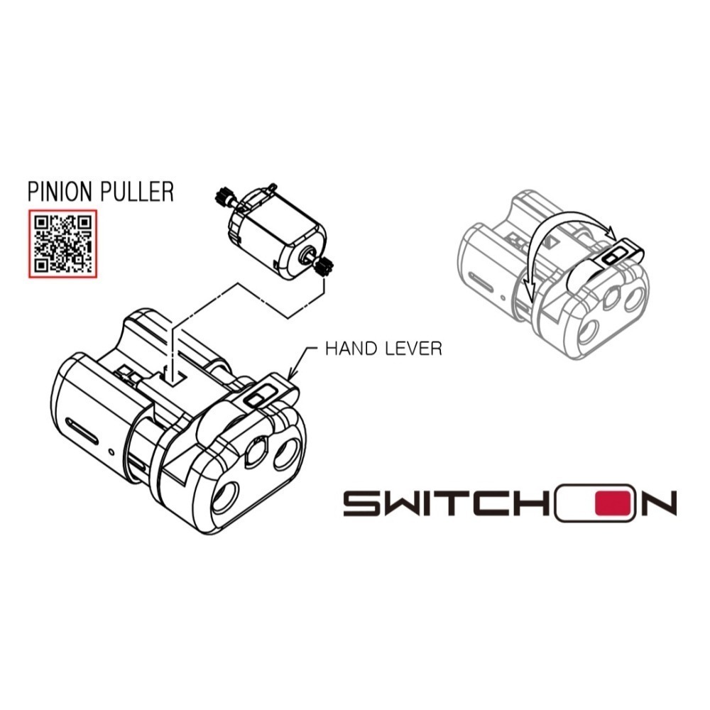 SDS桃園店➠韓國 Switch-on 四驅車 馬達齒輪 拆、裝 輔助工具器-細節圖7