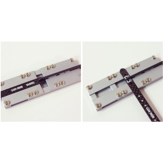 SDS桃園店➠ 日本 汐見板金 四驅車 接合槽挖孔板，垂直連接提燈製作-細節圖3