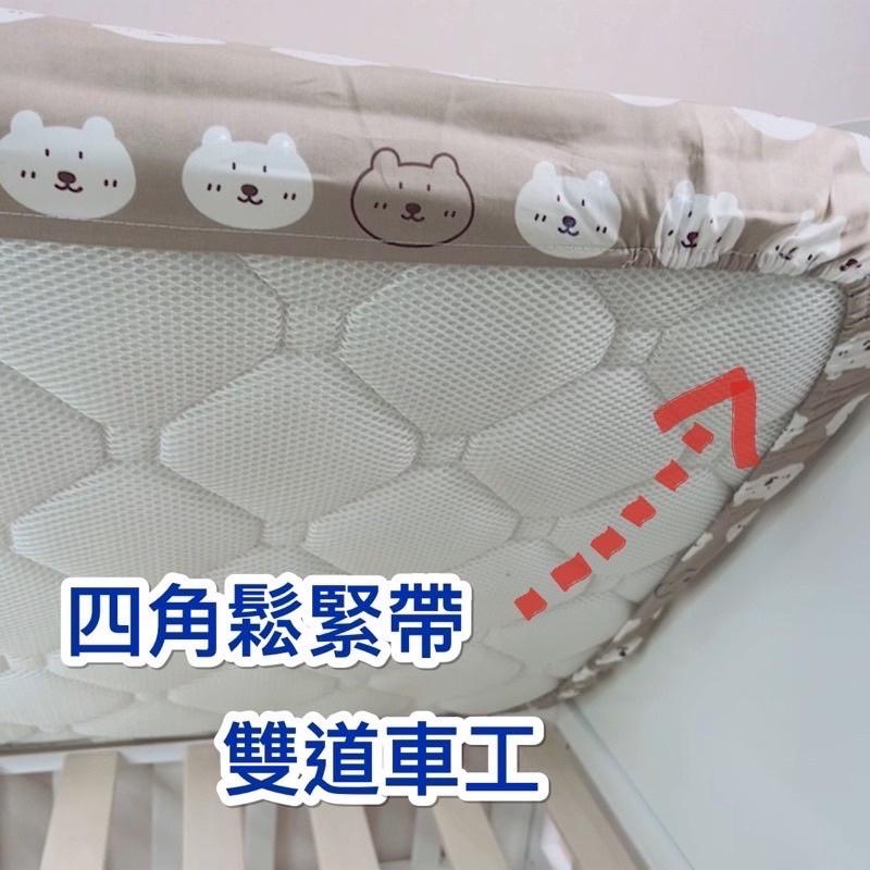 60支棉-台灣製🇹🇼檢驗合格 純棉嬰兒床包🧸100%純棉/可訂製尺寸/嬰兒床包/寶寶床包ins-細節圖3