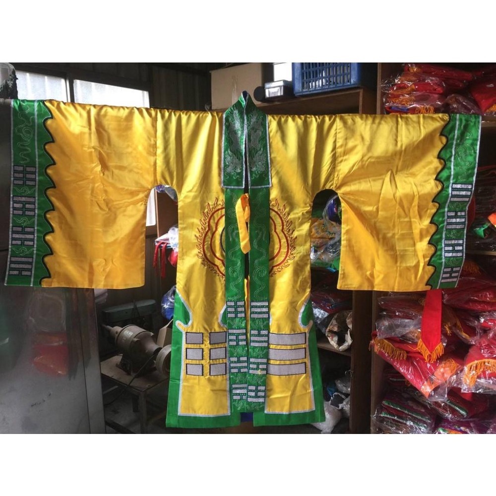 『現貨』法師 道長  兩職皆可專用八卦衣  顏色:紅色、黃色、橘色-細節圖5