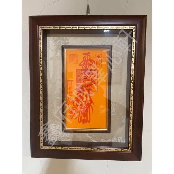 龍虎山 王道長手畫製，台灣製造（框）尺寸38*48*4-細節圖8