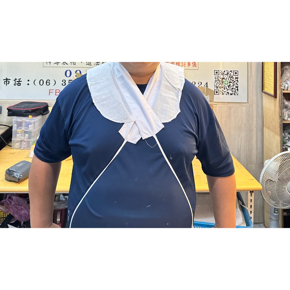 【現貨】各位道長 道友 道士 法師    白領巾 (( 假內衣 ) )-細節圖2