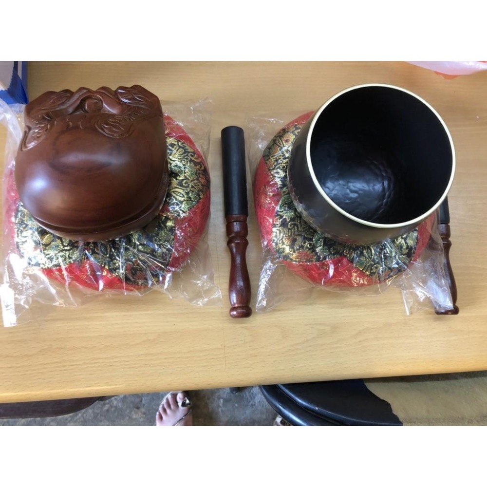 佛教用品  道教法器  打擊樂器  木魚  磬缽-細節圖2