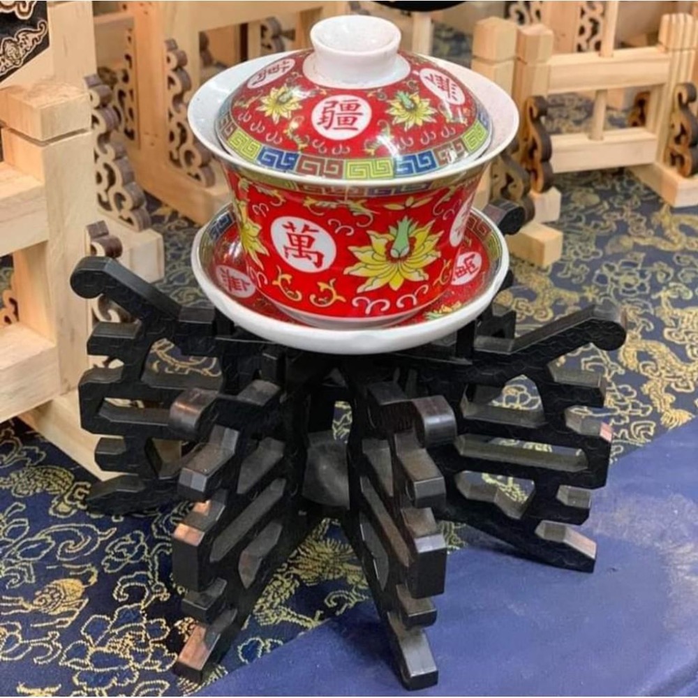 萬壽無疆  杯子  盤子-細節圖2