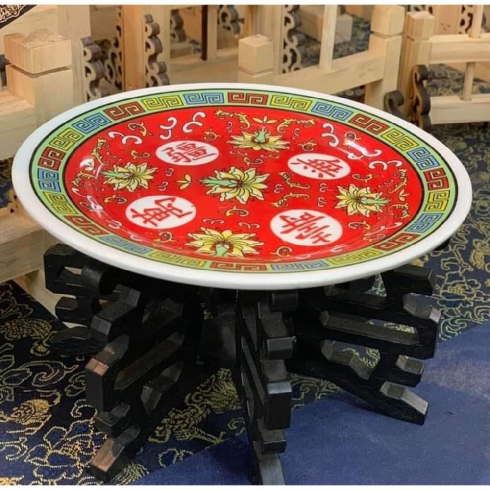 萬壽無疆  杯子  盤子-細節圖3