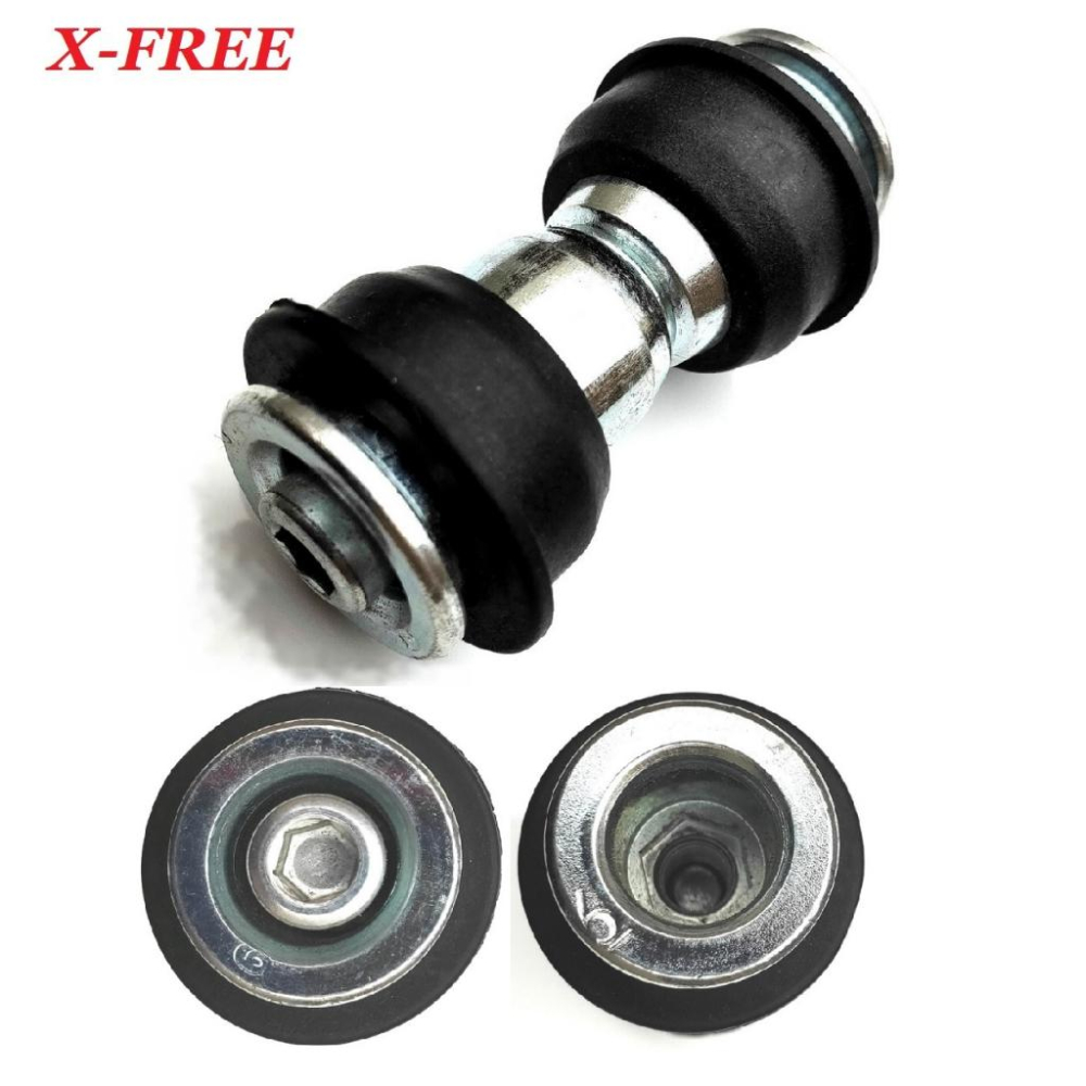 X-FREE前後避震車車台連接軸公母對鎖螺絲 自行車車架連結器對鎖減震螺絲 折疊車後減震車架彈簧連接軸活動中軸專用-細節圖6