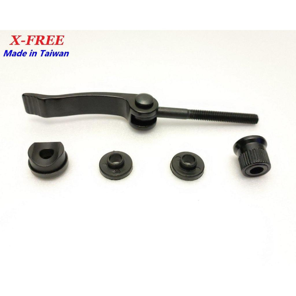 台灣製造X-FREE鋁合金陽極座管快拆夾 自行車快拆座 腳踏車座墊快拆桿 座椅座管束快拆扣螺絲坐墊座管夾座管鎖扣-細節圖7