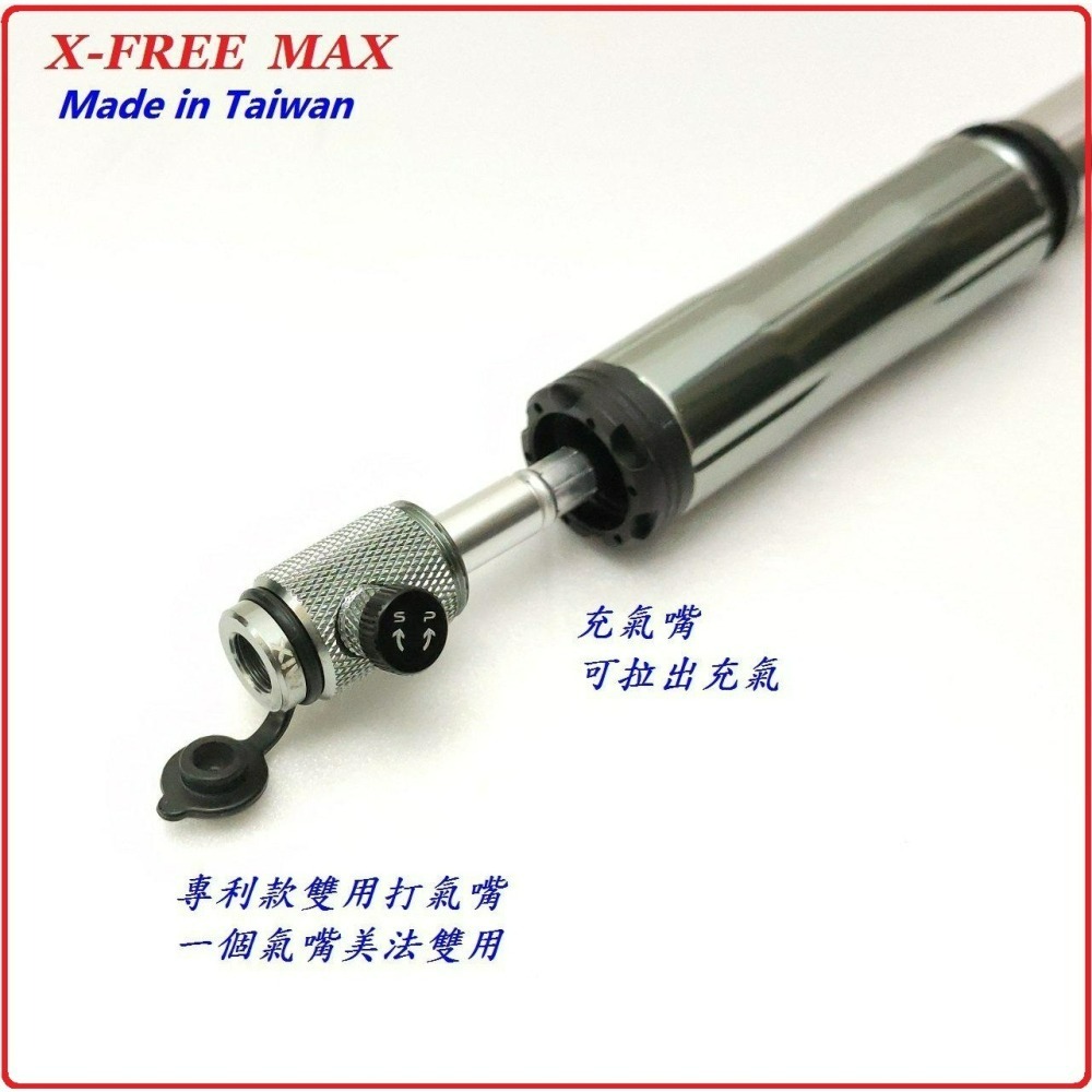 MAX攜帶型隨車鋁合金打氣筒160psi 11bar打氣桶打氣機打氣桶 自行車公路車跑車機車汽車GIYO BETO可參考-細節圖5