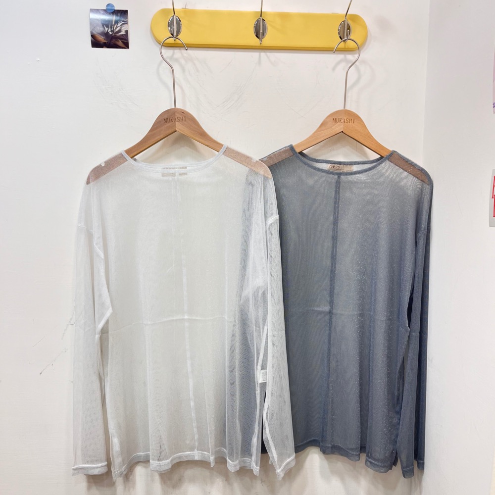 閃亮網紗打底外罩兩穿衣-細節圖8